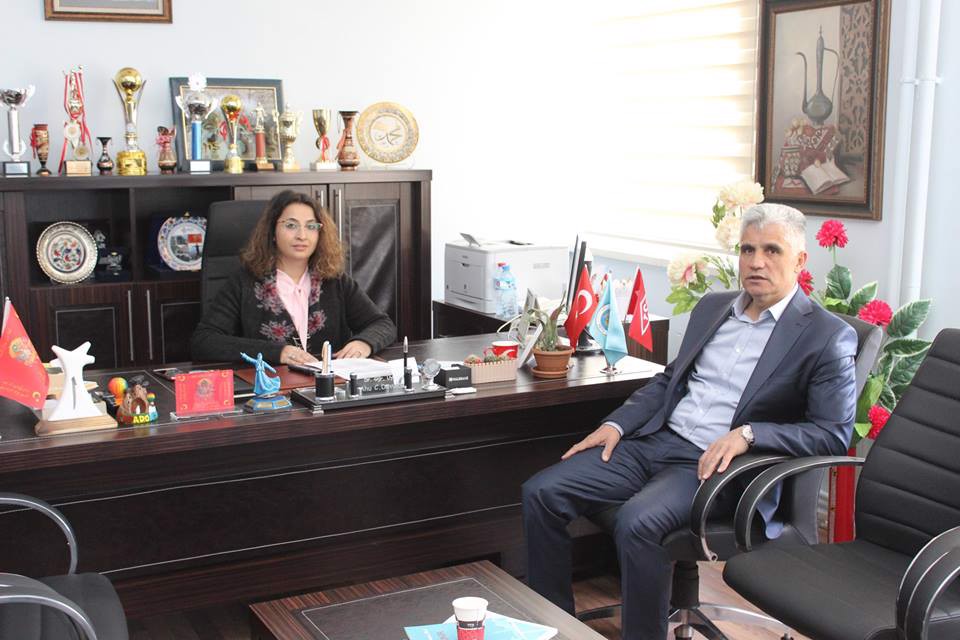 Belediye Başkanı Sayın İbrahim GÜN Okulumuza Veda Ziyaretinde Bulundu